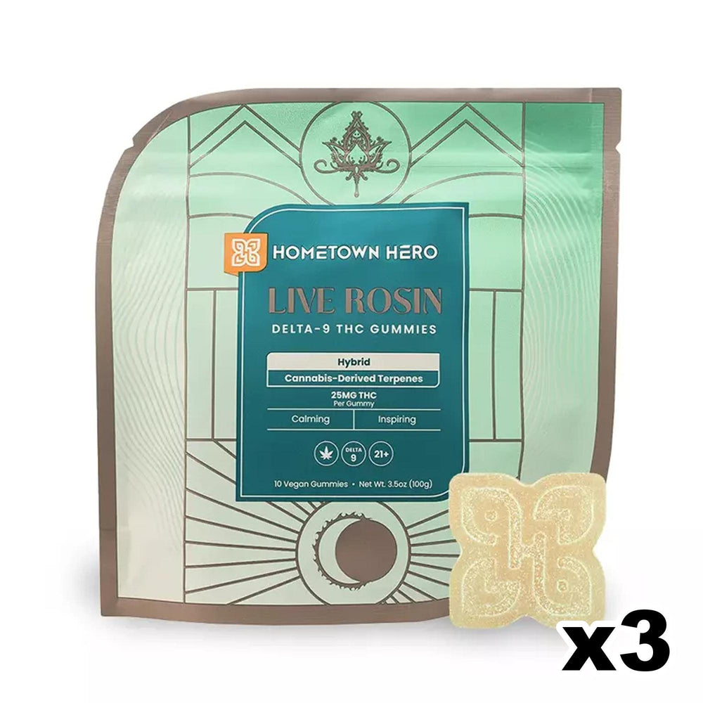 Hometown Hero Absolute Delta-9 Live Rosin Gummies view 4