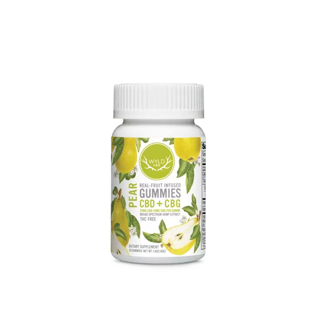 Wyld Pear CBD/CBG Gummies view 2