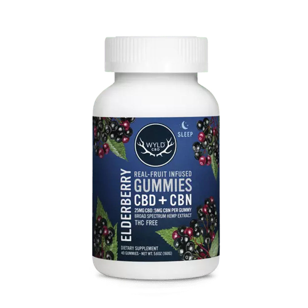 Wyld Elderberry CBD/CBN Gummies view 3