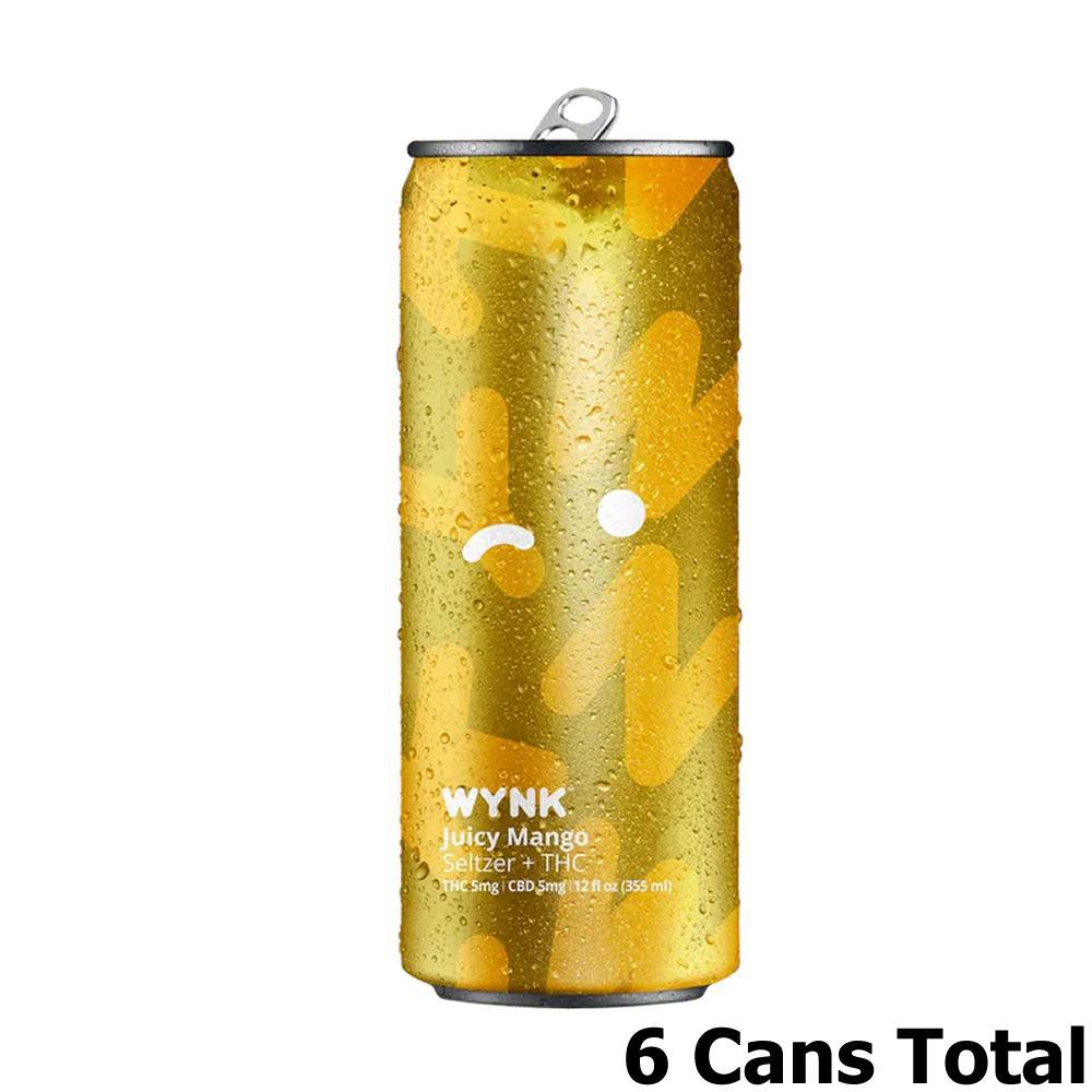 Wynk THC Seltzer Juicy Mango view 3