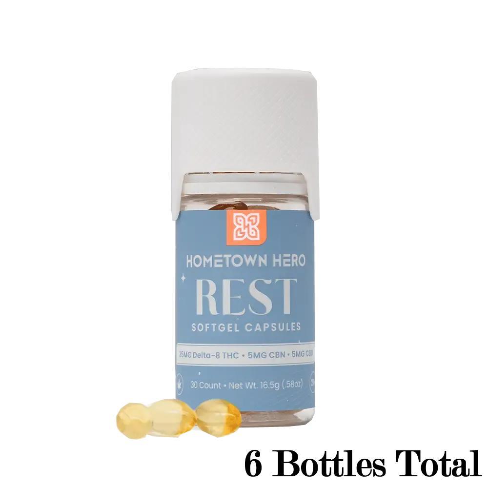 Hometown Hero Rest Delta-8 Capsules view 3