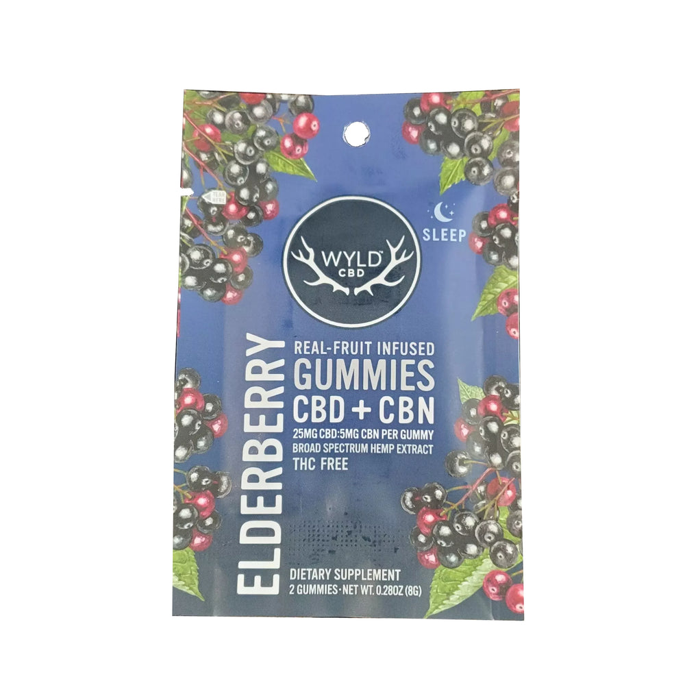 Wyld Elderberry CBD/CBN Gummies view 4