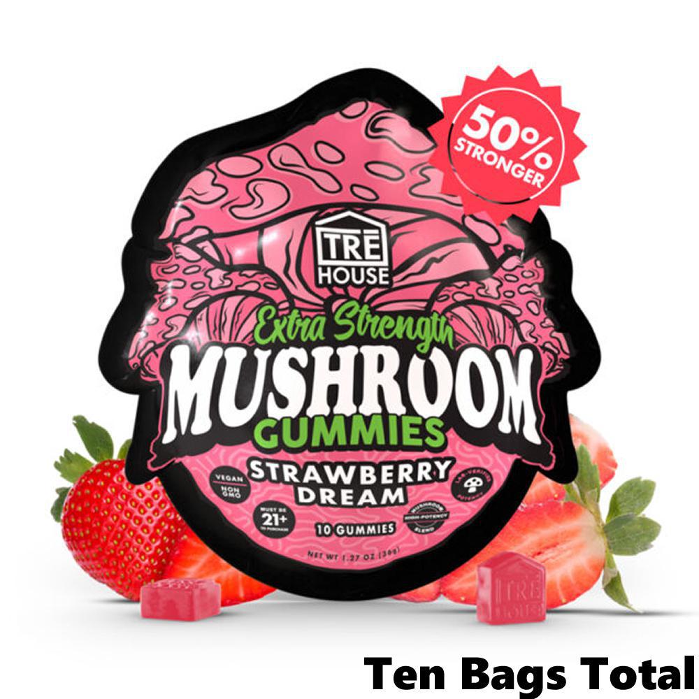 TRE House Extra Strength Mushroom Gummies view 4