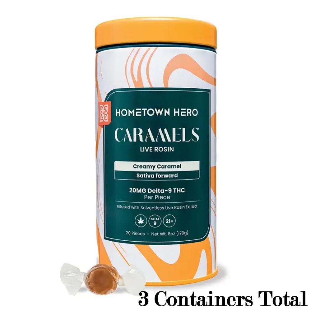 Hometown Hero Live Rosin Delta-9 Caramel view 3