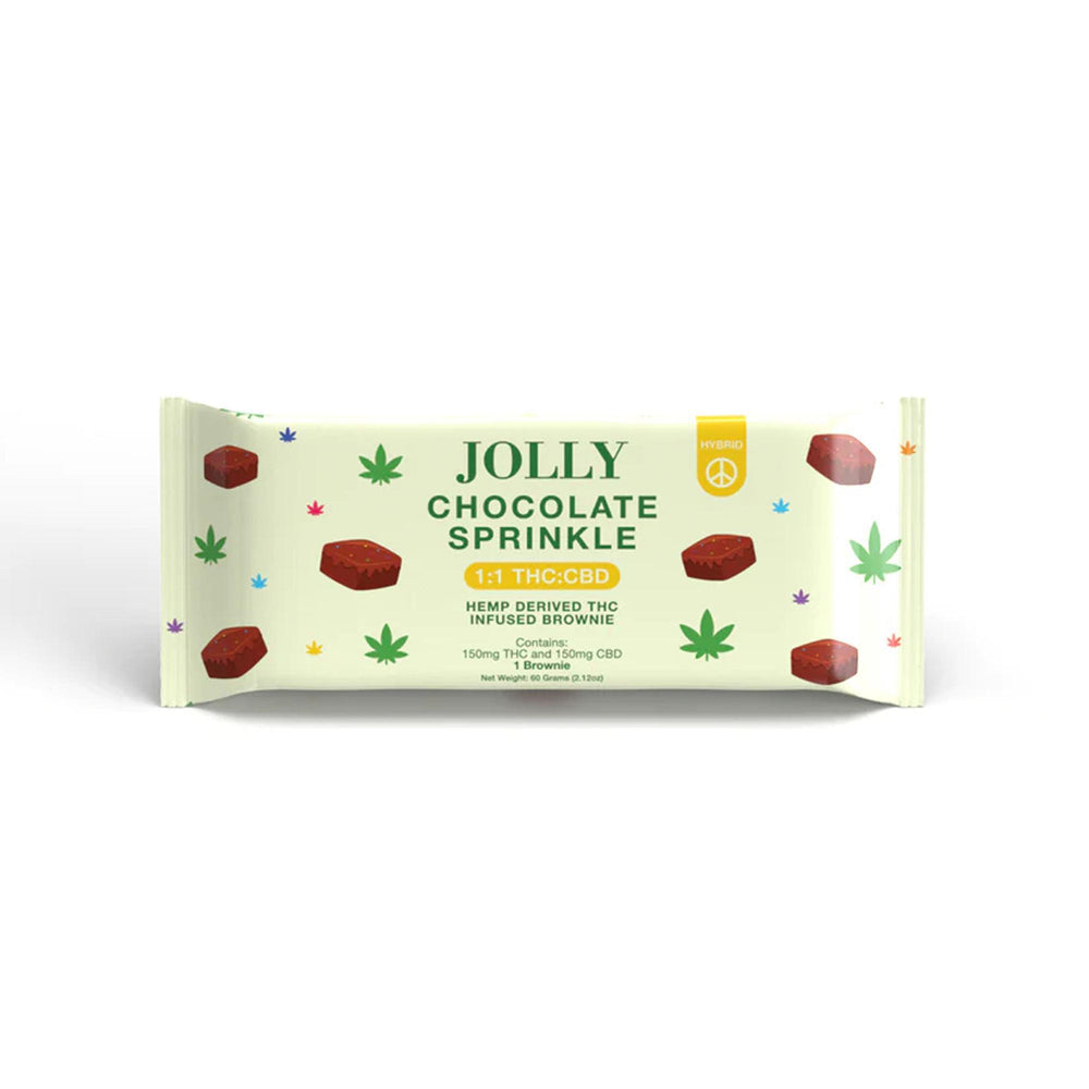 Jolly Chocolate Sprinkle THC Brownie view 2