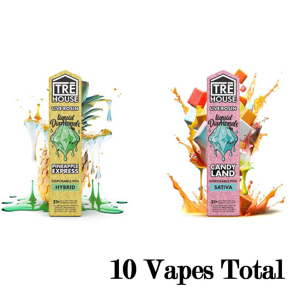 TRE House 2 Gram Liquid Diamonds Disposable Vape view 2