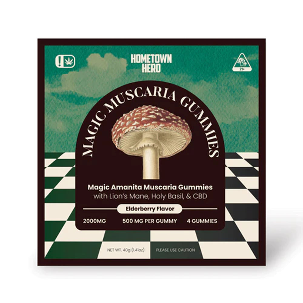 Hometown Hero Magic Amanita Muscaria Gummies