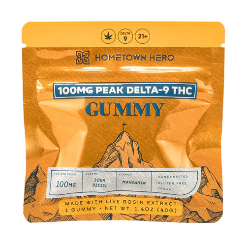 Hometown Hero Peak Delta-9 Live Rosin Gummy view 2