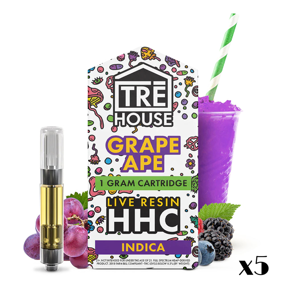 TRE House 1 Gram Live Resin HHC Vape Cartridge view 2