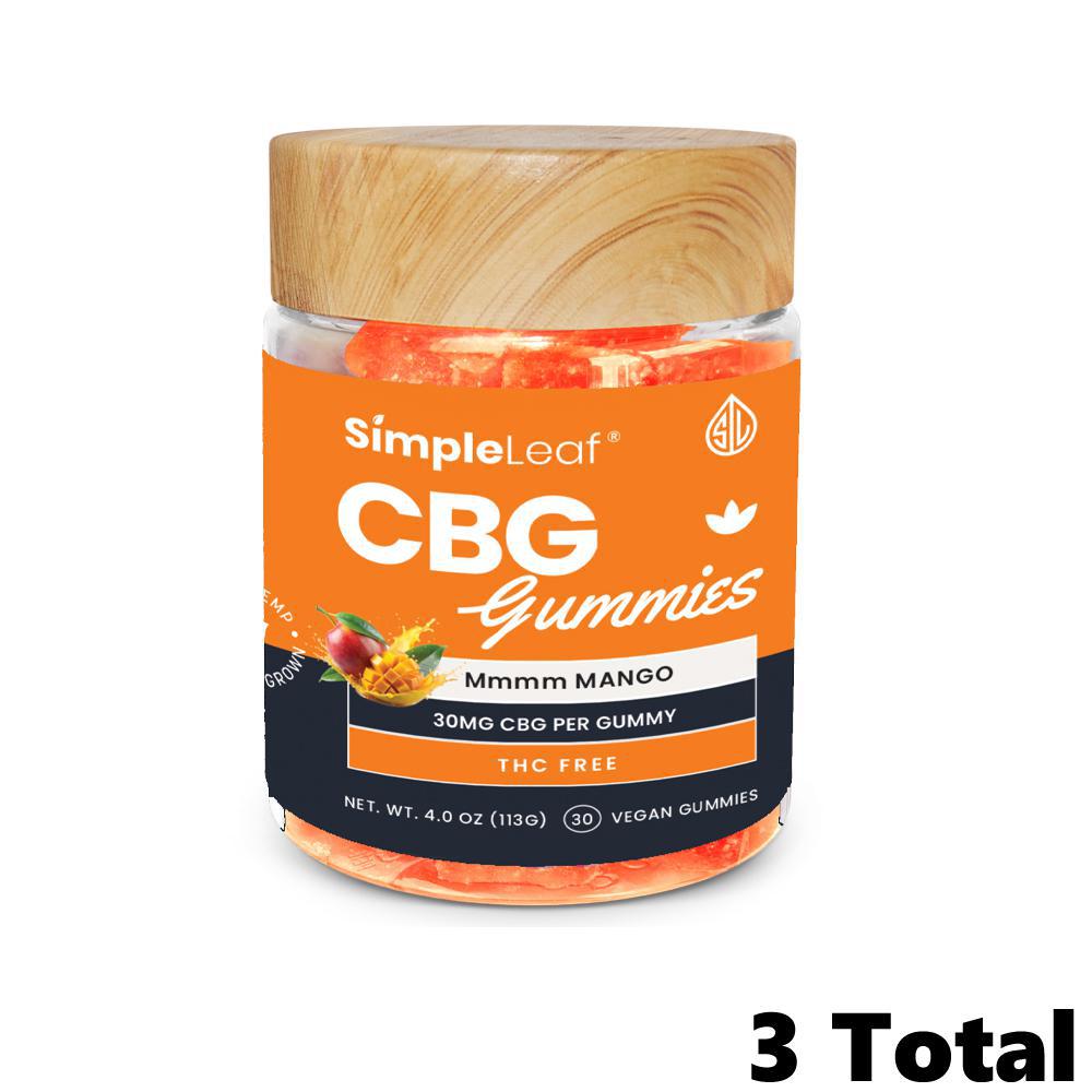 Simple Leaf CBG Gummies view 3