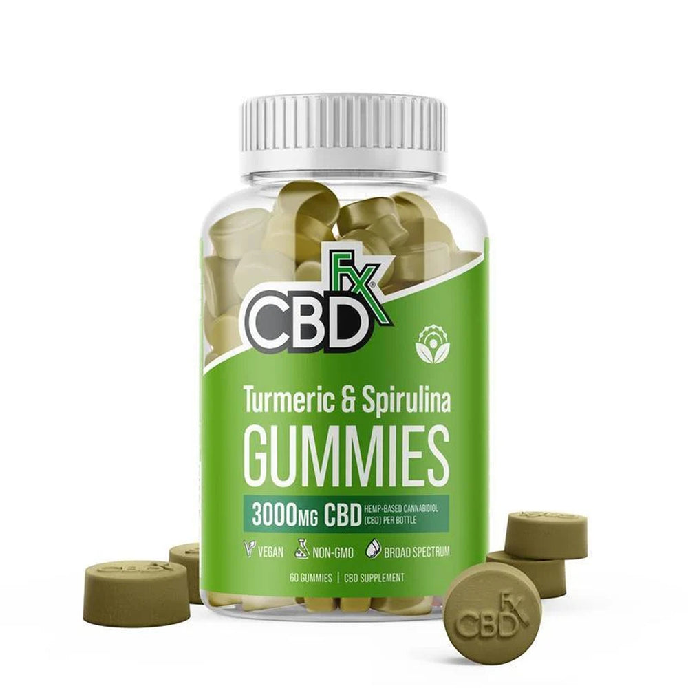 CBDfx CBD with Turmeric and Spirulina Gummies view 2