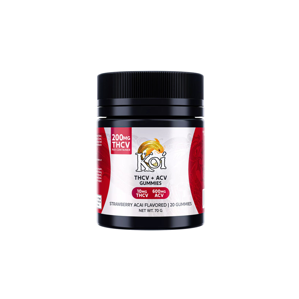 Koi Strawberry Acai THCV + ACV Gummies