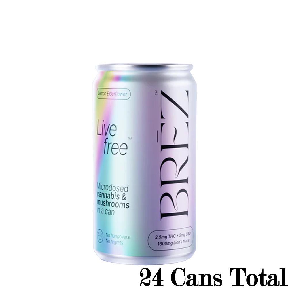 BRĒZ 2.5mg THC & Functional Mushroom Drinks view 2