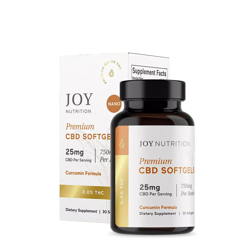 Joy Nutrition CBD Softgels with Curcumin
