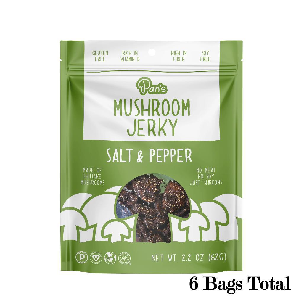 Pan's Mushroom Jerky Salt & Pepper view 2