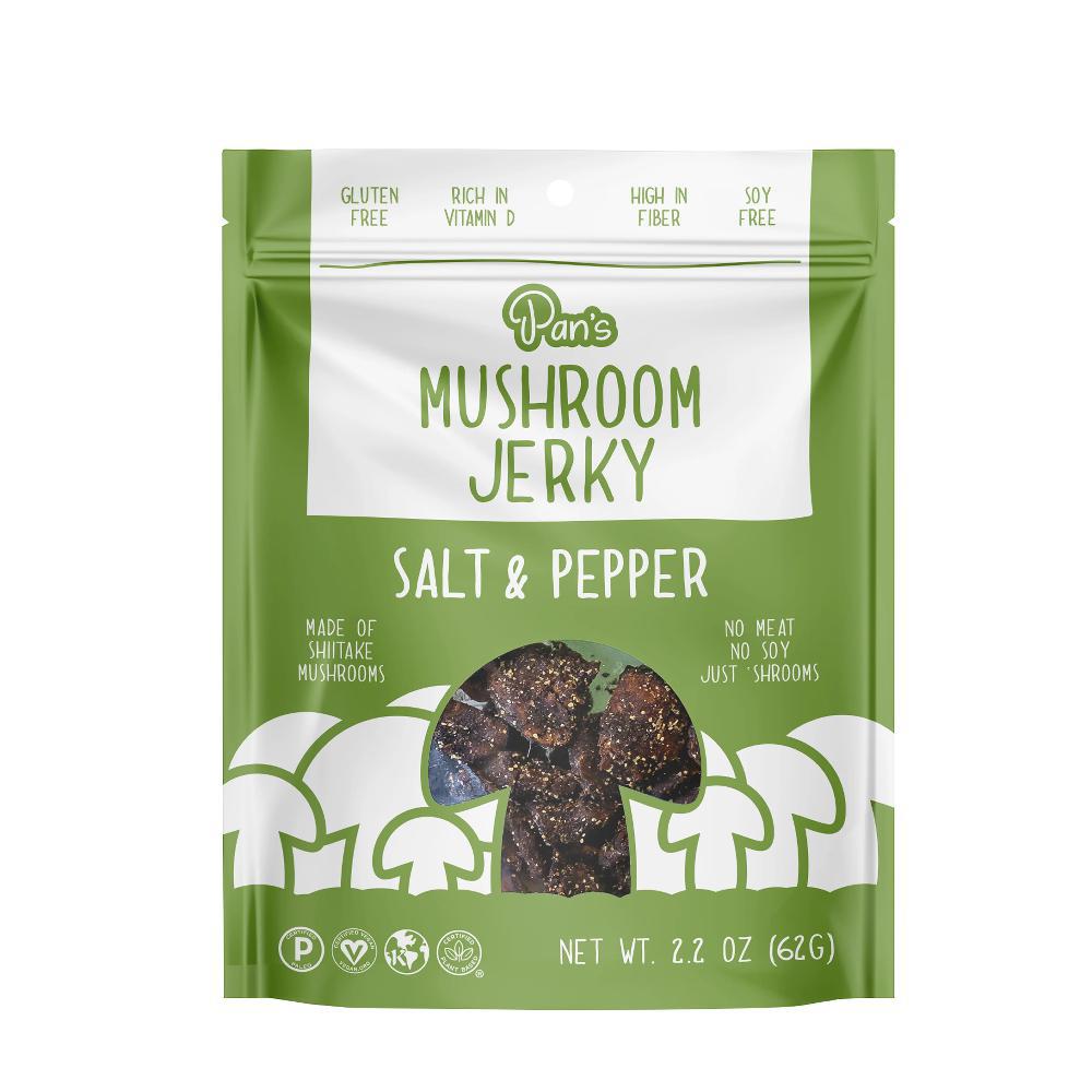 Pan's Mushroom Jerky Salt & Pepper view 4