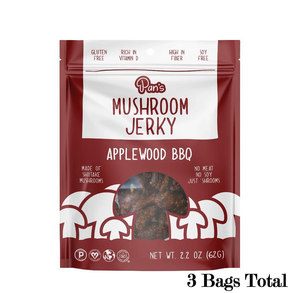 Pan's Mushroom Jerky Applewood BBQ view 3