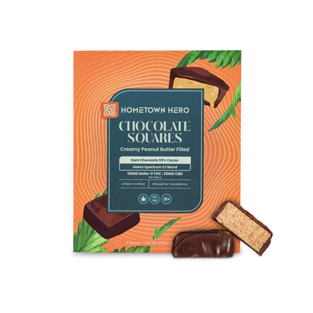 Hometown Hero Dark Chocolate Peanut Butter Squares view 4